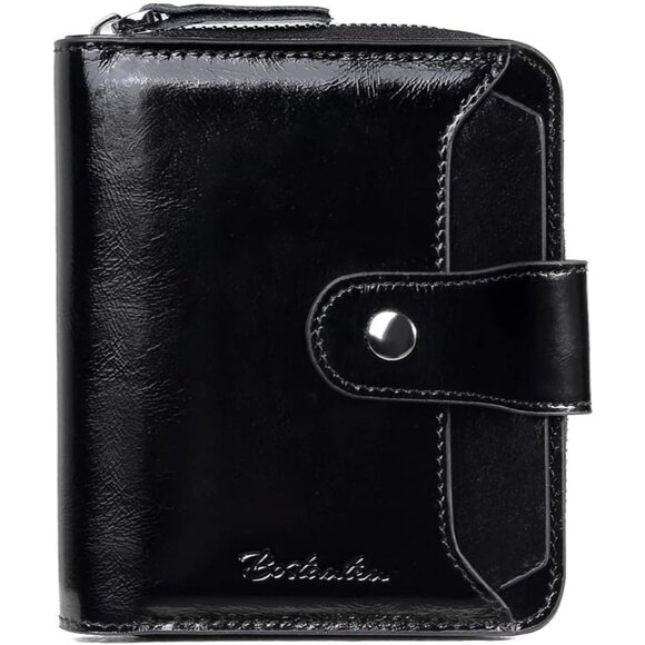 Handbags - Leather Wallets for Women RFID Blocking Zipper